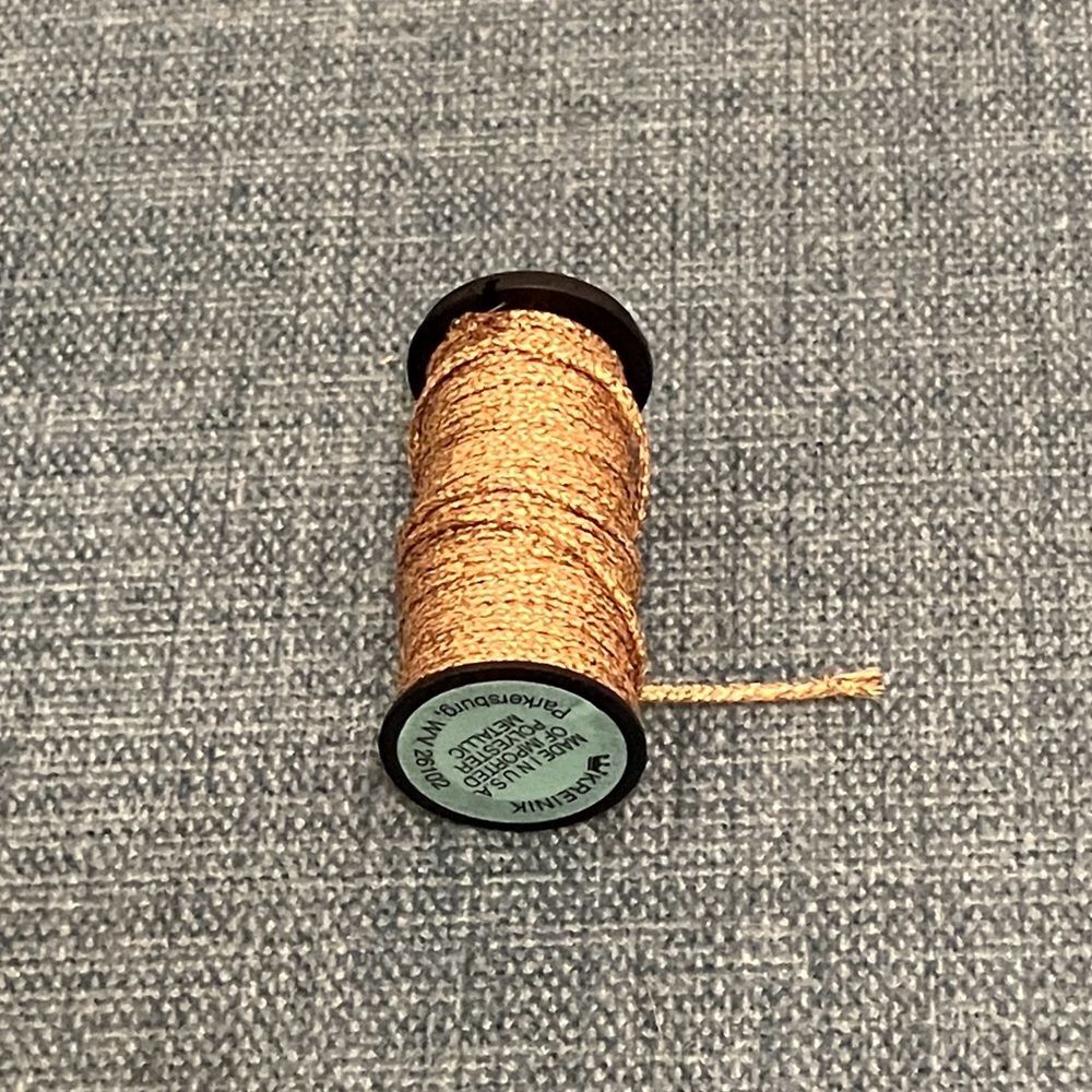 Gold Sparkly Needlepoint Thread Yarn